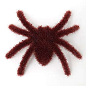 Vendita calda decorazione di Halloween floccato <span class=keywords><strong>Horror</strong></span> ragno realistico con punte finto ragno casa stregata oggetti di scena Bar decorazione - Product Image 5