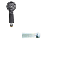 Vente en gros d'arrosage réglable à 8 pistolets de jardin, pistolet de pulvérisation à buse d'arrosage en plastique robuste avec un nouveau design