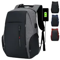 Özel Logo su geçirmez iş dizüstü USB şarj sırt çantası erkekler seyahat sırt çantası