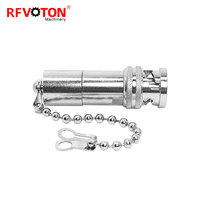 Prix usine Connecteur coaxial RF BNC Triaxial (TRB) mâle en cuivre, adaptateur en cuivre, en stock
