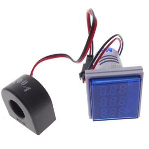 Luz de señal LED, pantalla digital de CA, voltímetro de corriente, medidor de frecuencia, medidor de <span class=keywords><strong>Hertz</strong></span>, pantalla dual, tres pantallas, 22mm - Product Image 6