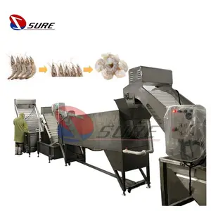 Profession elle Shrimp Head Separation Dev einer Dehead Sheller Maschine Shrimp Head und Shrimp Body Separator