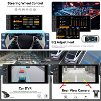 Podofo voiture lecteur MP5 1 Din 6 pouces écran Incell autoradio sans fil Carplay Android Auto EQ + télécommande Radio Para Auto OEM