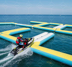 Île flottante Lilytoys, parc aquatique gonflable, piste de course de jet <span class=keywords><strong>ski</strong></span> - Product Image 4