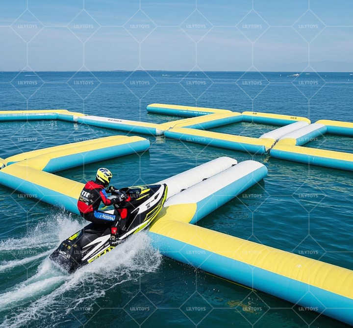 Lilytoys Water Floating Island - Durable & Fun Inflatable