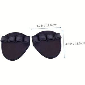 Fitness levantamiento de pesas prevenir deslizamiento de mano deportes equipo de protección gimnasio 4 medio dedo <span class=keywords><strong>guantes</strong></span> de entrenamiento de Palma ejercicio mancuerna almohadilla de agarre - Product Image 2