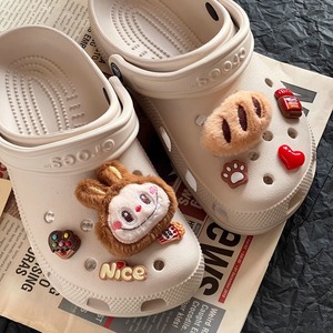 25 إكسسوارًا إبداعيًا لتزيين الأحذية للأطفال، مشابك قماشية قابلة للفصل على شكل زهور للأحذية والدمى - Product Image 3