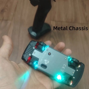 AiJH velocidad Variable Mini RC Drift Car <span class=keywords><strong>coche</strong></span> de Control remoto proporcional completo con faro debajo de la carrocería luz 1:43 Rc <span class=keywords><strong>coche</strong></span> de carreras - Product Image 3