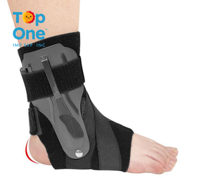 Soporte de tobillo ajustable de compresión ABS de nailon de alta calidad de fábrica superior y mangas protectoras - Product Image 6