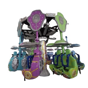 Amazing <span class=keywords><strong>Thrill</strong></span> Flying Rides Equipment Super Swing Air Flying Shooting Jet Paseos de entretenimiento a la venta Parque interior Carnaval Novedad - Product Image 1