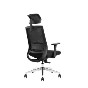 Ergonomic Multi-Function Executive Office Chair Luxury Modern Design With Swivel And Revolving Features Made Of Metal Fabric