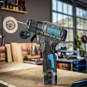 Perceuse sans fil portable 21V, ensemble d'outils électriques légers, moteur à balais rechargeable, vitesse <span class=keywords><strong>variable</strong></span>, mandrin à connexion rapide 13mm - Product Image 4
