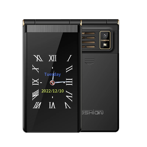 HY M1 GSM 2G Telefono <span class=keywords><strong>Cellulare</strong></span> Robusto a Conchiglia per Anziani, Dual SIM, Display LED, 1800mAh, Antiurto, Doppio Schermo, Tastiera Russa - Product Image 1
