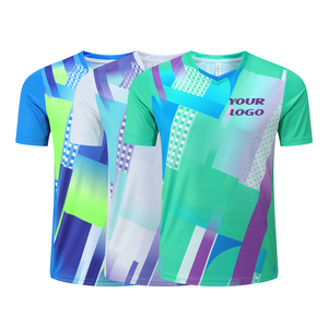 T-shirt à séchage rapide sans couture avec protection UV pour hommes pour courir avec soutien musculaire - Product Image 4