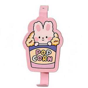 Cute Cartoon Door <b>Hooks</b> No Drilling Required Cabinet Door Clips <b>Kitchen</b> Storage Organizer <b>Hook</b> Type Single Hangar PP Material - Product Image 5