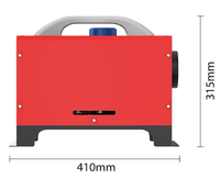 Pemanas Udara Diesel Portabel 5kW 12V/24V/220V dengan Remote Control All-in-One