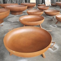 Nouvelle Conception 2026 – Décoration de Piscine Extérieure à Flamme Réelle au Gaz Propane, Style Européen Texturé