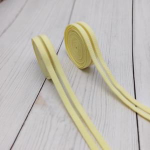 Banda Elástica Jacquard Personalizada de Alta Calidad HH4K, Cinta de Nailon de 1.4 cm de Ancho, Color Sólido, Logotipo de Marca, Cinturón de Soporte Abdominal para Ropa Interior - Product Image 1