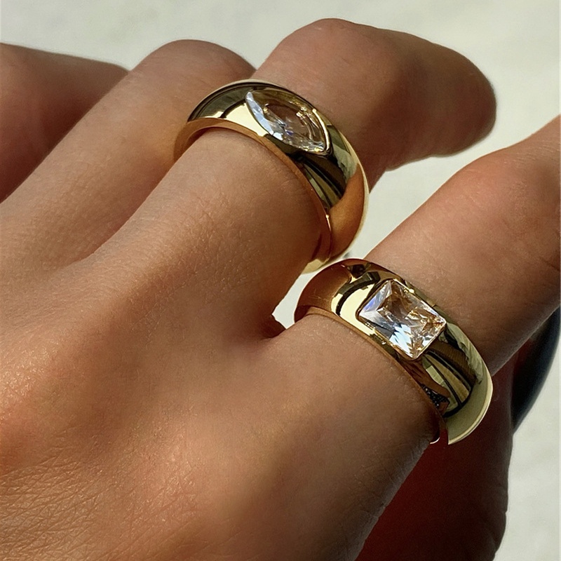 waterproof and anti tarnish diamond rings