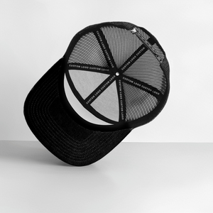 Gorras Trucker Negras de 7 Paneles con Visera Plana, Ajustables, con Parche Bordado de Logotipo Personalizado, Modelo Ri 168 para <span class=keywords><strong>Hombre</strong></span> - Product Image 5