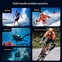 Carcasa Sumergible HD Transparente de 70 m de Profundidad con Base de Tornillo para Accesorios de Cámara DJI Osmo Action 6