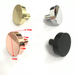 High Quality Adjustable Modern Aluminum <strong>Gold</strong> Round Furniture Cabinet <strong>Knob</strong> Handles for Bedroom Kitchen Drawer and Dresser Pull - Product Image 5