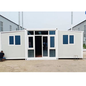 Villa en acier antisismique de 40 pieds personnalisée maison mobile préfabriquée de luxe en conteneur avec 3 ou 4 chambres à coucher pour les écoles et les centres commerciaux prêts à la vente - Product Image 1