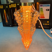 Ampoule LED décorative pour sapin de Noël, filament de verre, E27, blanc chaud, économie d'énergie, lampe de décoration pour la maison et les fêtes