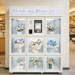 Máquina Expendedora de Flores Refrigerada Inteligente de 24 Horas con 21 Compartimentos, Pantalla Táctil y Pago sin Efectivo, Gran Venta - Product Image 2