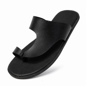 Sandales <span class=keywords><strong>tongs</strong></span> pour hommes, nouvelle mode estivale, <span class=keywords><strong>chaussures</strong></span> plates décontractées respirantes, antidérapantes pour l'extérieur - Product Image 3