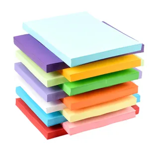 Papier d'impression en carton A4 coloré origami 180g pour enfants, papier d'impression épaissi pour peinture en purée, papier copie pour l'école et le bureau