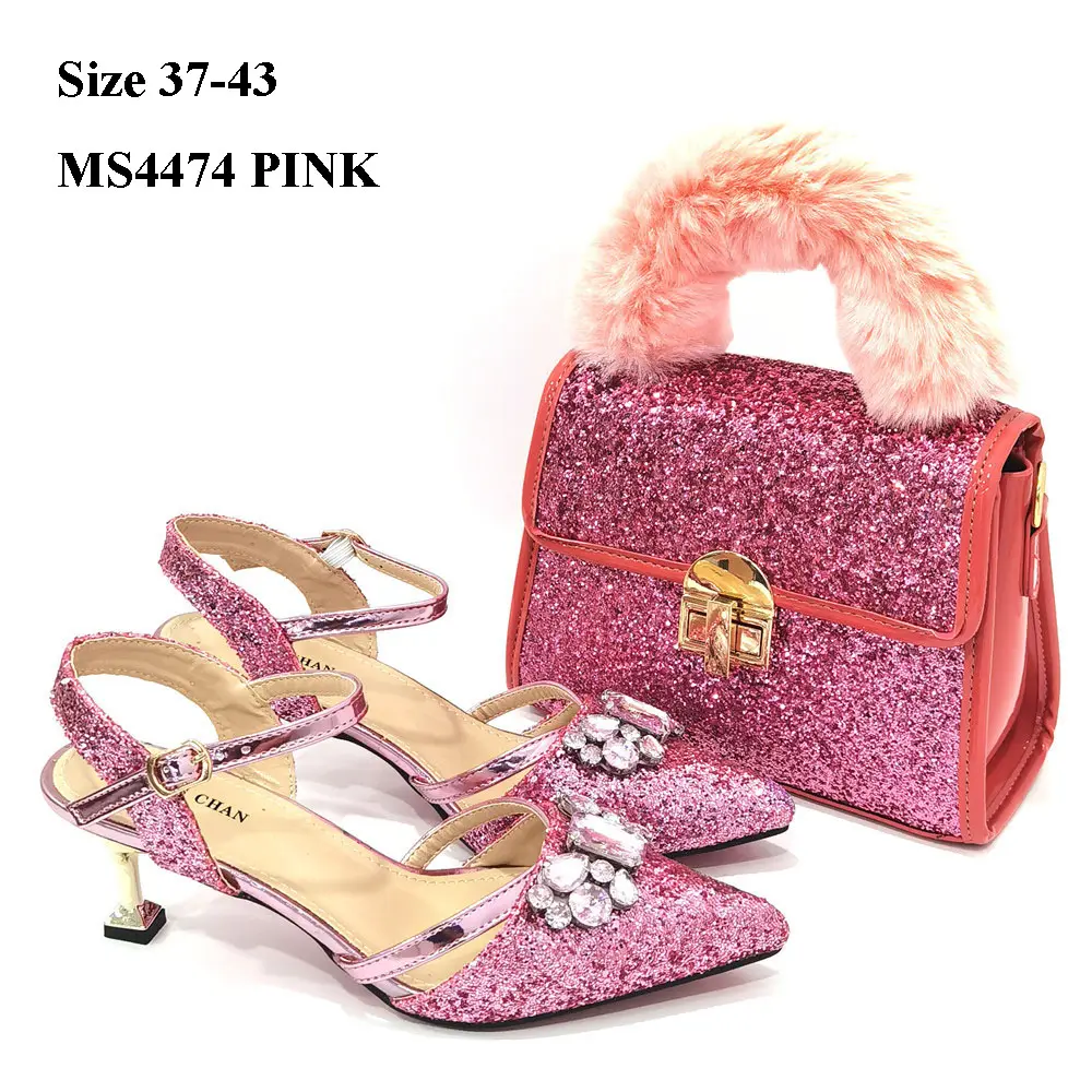 fashions purses with matching shoes set for women wholesale ladies pumps dress shoes handbags set