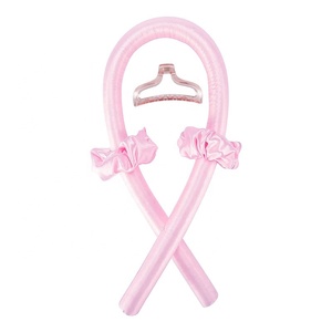 Pas de chaleur Satin chouchou ruban éponge sans fil bigoudi ensemble bigoudis sans fil Flexi sans chaleur tige de curling <span class=keywords><strong>bandeau</strong></span> <span class=keywords><strong>pour</strong></span> <span class=keywords><strong>cheveux</strong></span> - Product Image 6