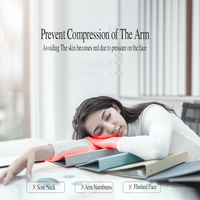 Oreiller ergonomique en mousse à mémoire de forme en U pour le bureau, respirant, écologique, anti-ronflement, amovible, pour prévenir les douleurs à la tête et au cou
