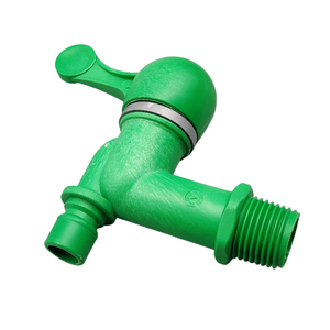 Factory Wholesale Single Handle Bathroom Cold Basin DN15 Plastic Faucet 1/2" Green Water Tap - Product Image 2