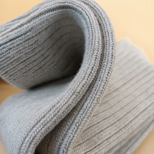 1 paire de chaussettes mi-mollets en coton chanvre naturel de couleur unie lavables en machine chaussettes confortables douces respirantes à double aiguille CHS - Product Image 2