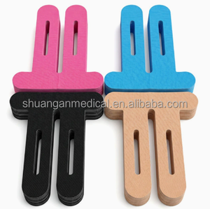 Cinta de Kinesiología de Algodón Precortada, Tira de Soporte Estable, Transpirable, Parche Precortado para Dolor de Rodilla y Músculos - Product Image 4