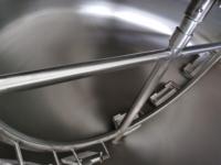 Marmite de cuisson industrielle à vapeur/gaz/électrique de 200 L avec agitateur, machine de transformation du garri