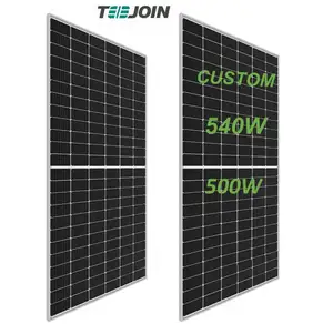 Usine de fournisseurs de fabricants de panneaux solaires de 500 watts 24v  personnalisés