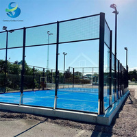 Couverture de terrain de padel de tennis de haute qualité 20m X 10m Ensemble complet pour terrain de sport de stade