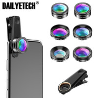 Objectif d'appareil photo pour téléphone portable APL-DG6 6 en 1, grand angle, macro, filtre CPL/étoile, ND32 pour smartphones