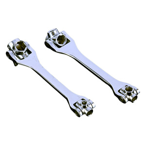 Anbaolu Chrome Vanadium Steel 8 In 1 Multi Functional Wrench DoubleEnded Ratchet Metric Manual Socket Wrench - Product Image 4