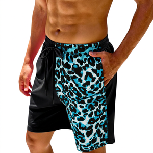 Shorts Deportivos Casuales de Verano para Hombre, de Secado Rápido, con Cordón Ajustable, 100% Poliéster, para Playa y Natación - Product Image 1