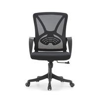 Chaise de bureau ergonomique, mobilier de bureau commercial moderne, chaise de bureau réglable, chaise en maille confortable de haute qualité pour le personnel