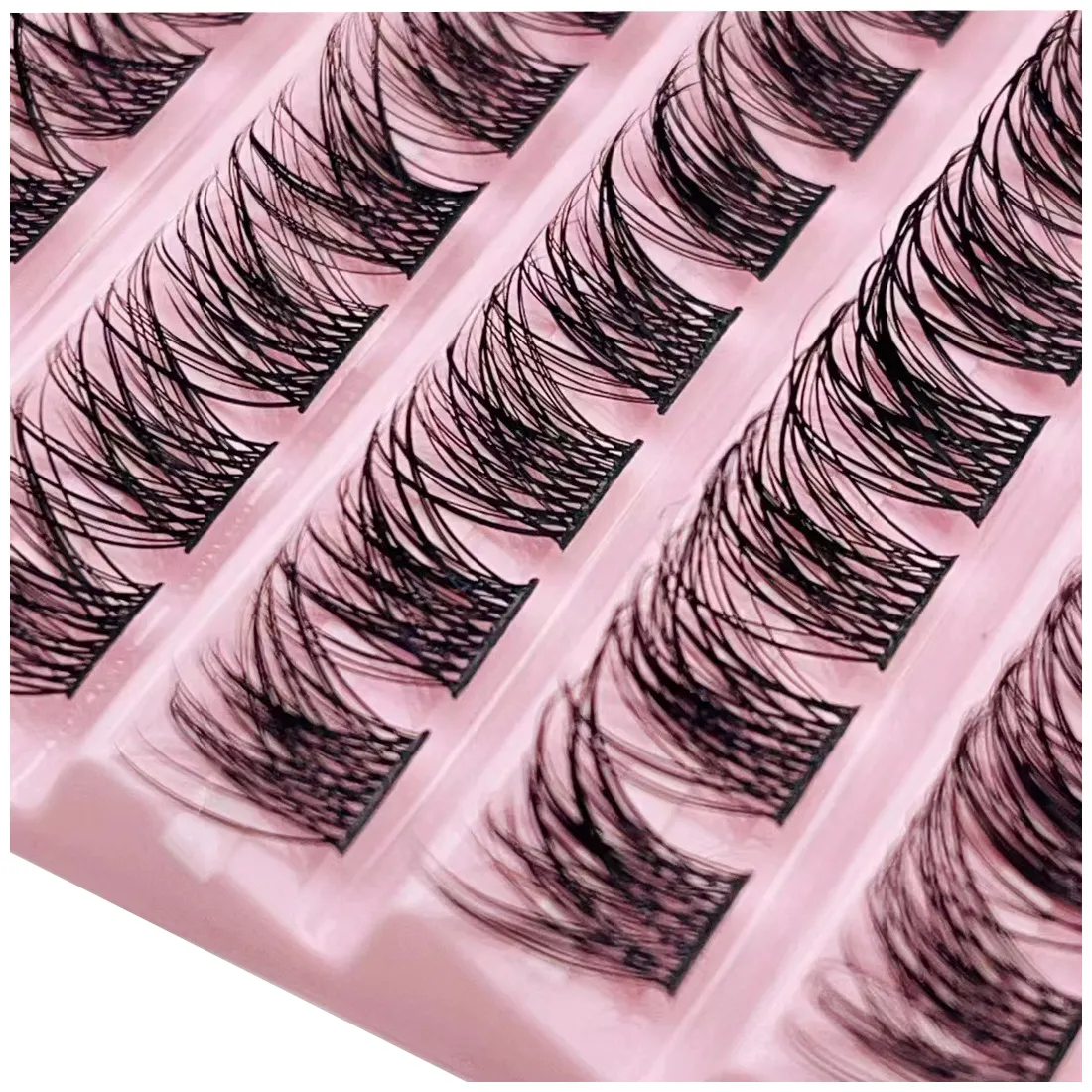 Neues Design DIY Lash Kit Segment Wimpern 20D 30D 40D Individuelle Cluster Seide Fluffy Fans Pre Cut Diy Wimpern verlängerung