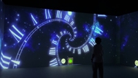 Système de projection interactive au sol et au mur pour salle multisensorielle, équipement pour la thérapie des besoins spéciaux et de l'autisme