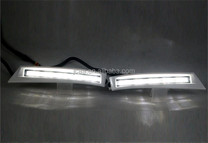 ไฟตัดหมอก LED พร้อมไฟสีเหลืองอำพันสำหรับ Toyota Hilux <span class=keywords><strong>Vigo</strong></span> <span class=keywords><strong>Champ</strong></span> <span class=keywords><strong>2011</strong></span> Fortuner 2012 SW4 12V Volta - Product Image 2