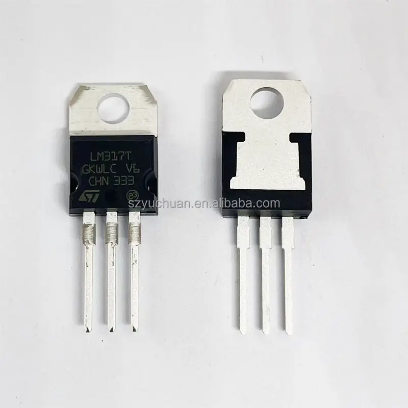 LM317T TO-220 Regulator Tegangan Linier Chip Suplai Daya Asli dan Baru (LDO) LM317