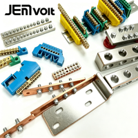 Barre de jonction multi-trous en aluminium haute intensité JEMA pour raccordement de fils, conducteur de mise à la terre durable, protection contre la foudre