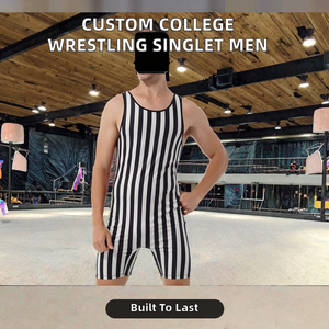 NUEVO DISEÑO 2026 Singlet de Lucha Libre Universitaria Personalizado para Adultos Unisex 100% Poliéster Impresión por Descarga al por Mayor - Product Image 2